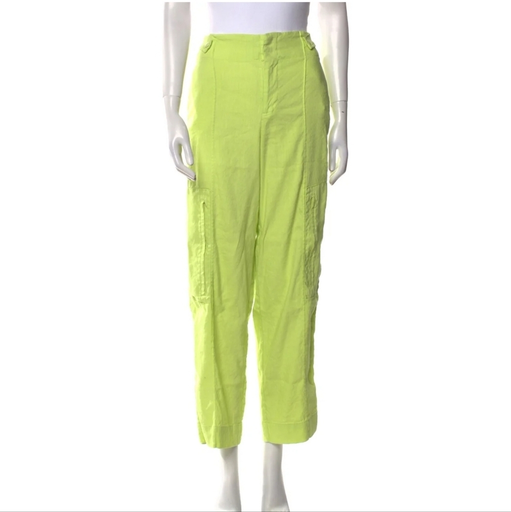 Jason Wu Lime Green Cropped Pants
